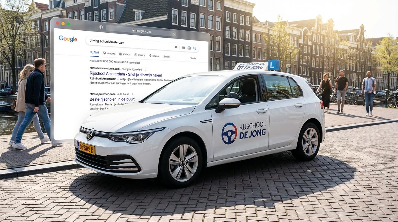 Hoe rijscholen meer leerlingen werven via Google