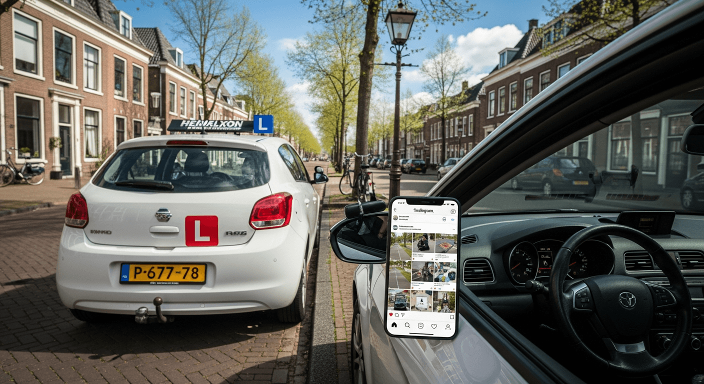 Social media voor rijscholen: meer leerlingen werven via Instagram en TikTok