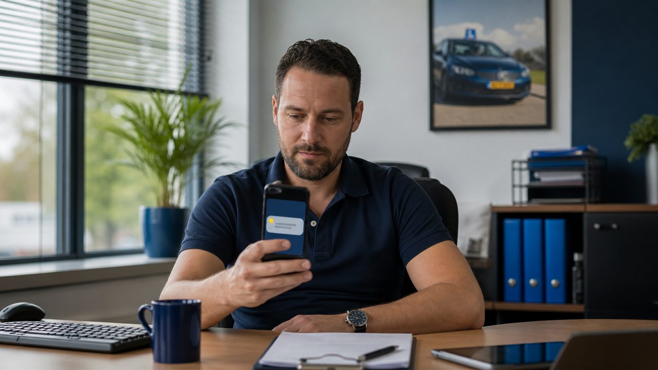 Workflow automatisering voor rijscholen — herinneringen, klus-updates, review-verzoeken automatisch
