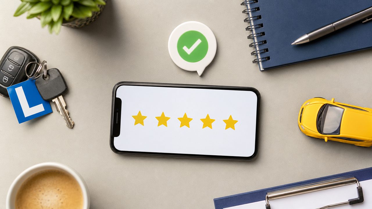 5-sterren reviews op smartphone